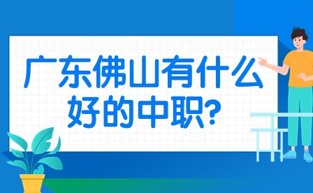 2024年广东佛山有什么好的中职?