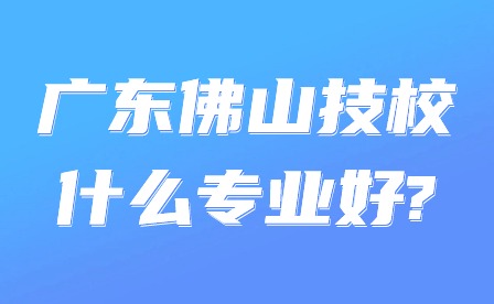 2024年广东佛山技校什么专业好?