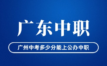 广州中考多少分能上公办中职?