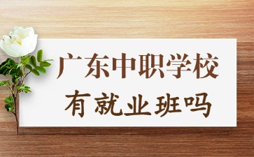 广东中职学校有就业班吗