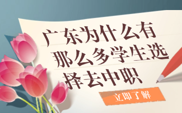 广东为什么有那么多学生选择去中职