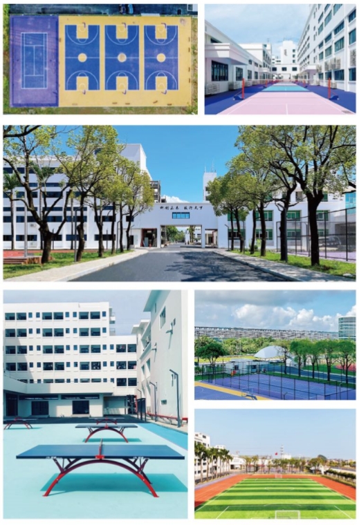 中山市科技技工学校校园环境
