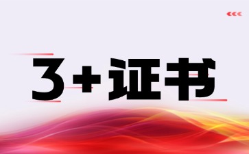 2026年广东3+证书这两证要带好