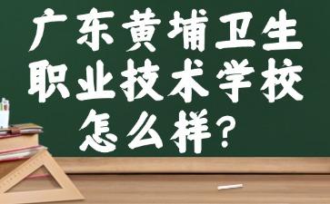 广东黄埔卫生职业技术学校怎么样？